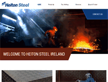 Tablet Screenshot of heitonsteel.ie